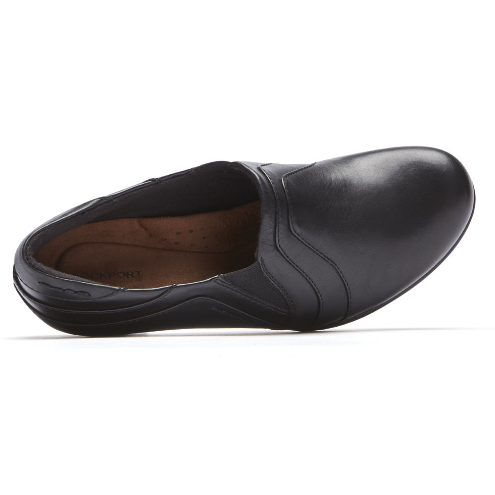 Rockport Womens Slip-On Black - Brynn - UK 841-ALUQSC